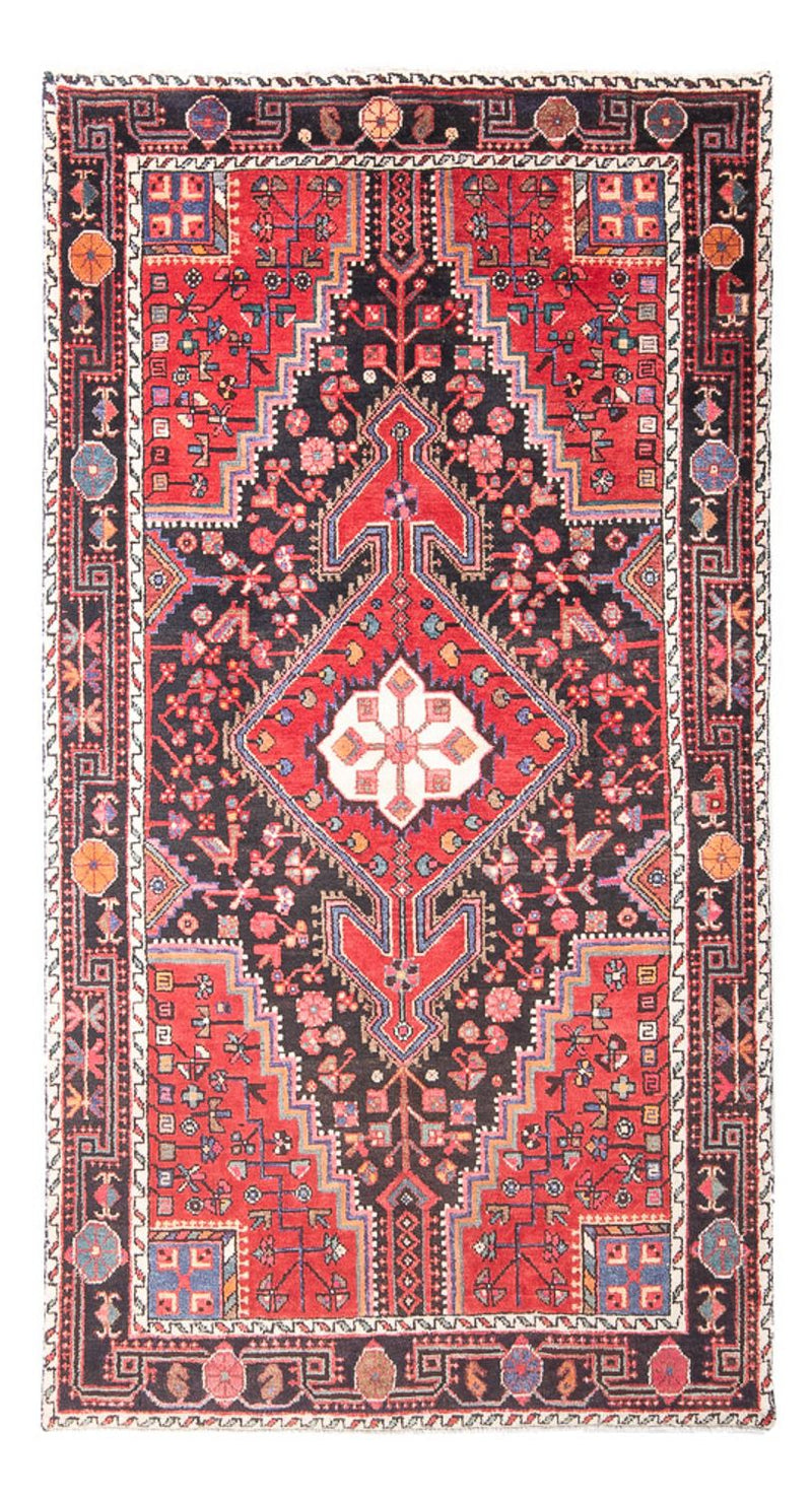 Tapis persan - Nomadic - 237 x 133 cm - bleu foncé