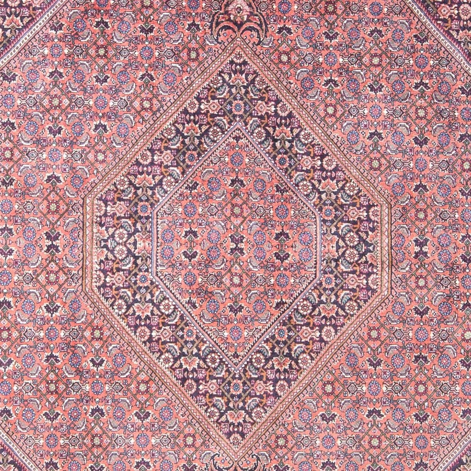 Tapis persan - Bidjar - 240 x 145 cm - rouge clair