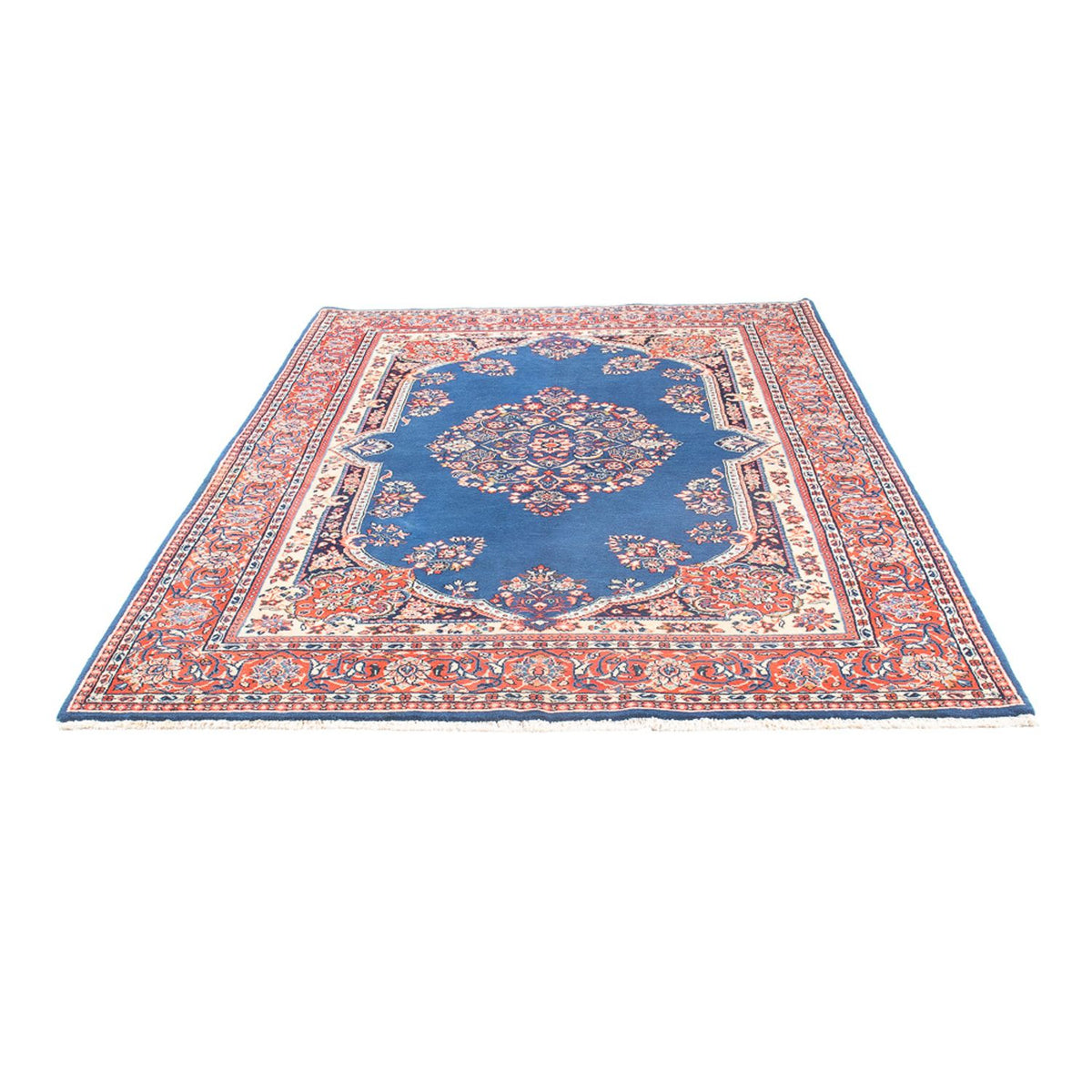 Tapis persan - Classique - 253 x 162 cm - bleu