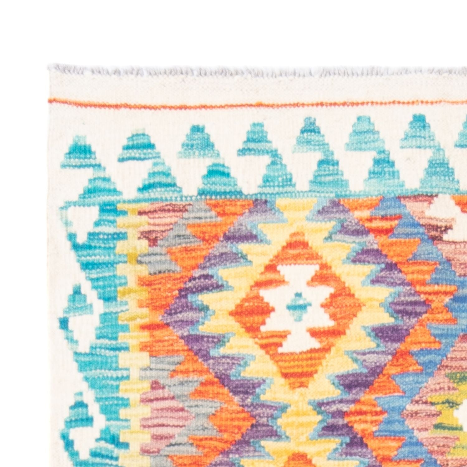 Tapis Kelim - Splash - 155 x 102 cm - multicolore