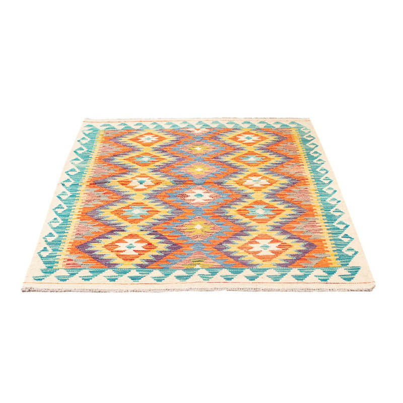 Tapis Kelim - Splash - 155 x 102 cm - multicolore