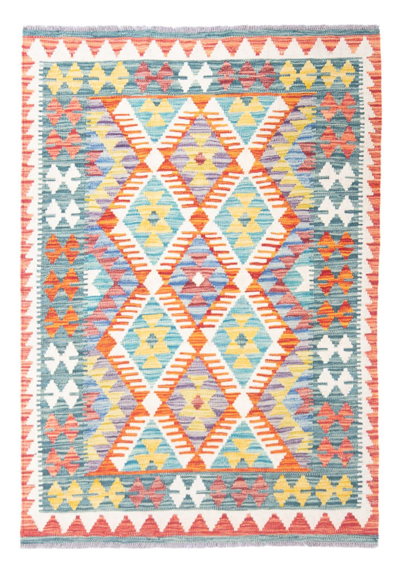 Tapis Kelim - Splash - 150 x 110 cm - multicolore