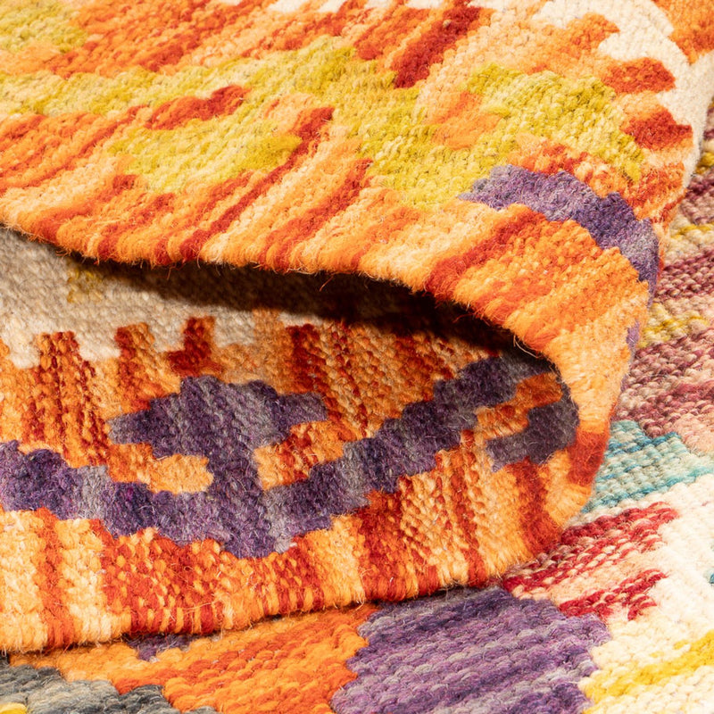 Tapis Kelim - Splash - 151 x 105 cm - multicolore