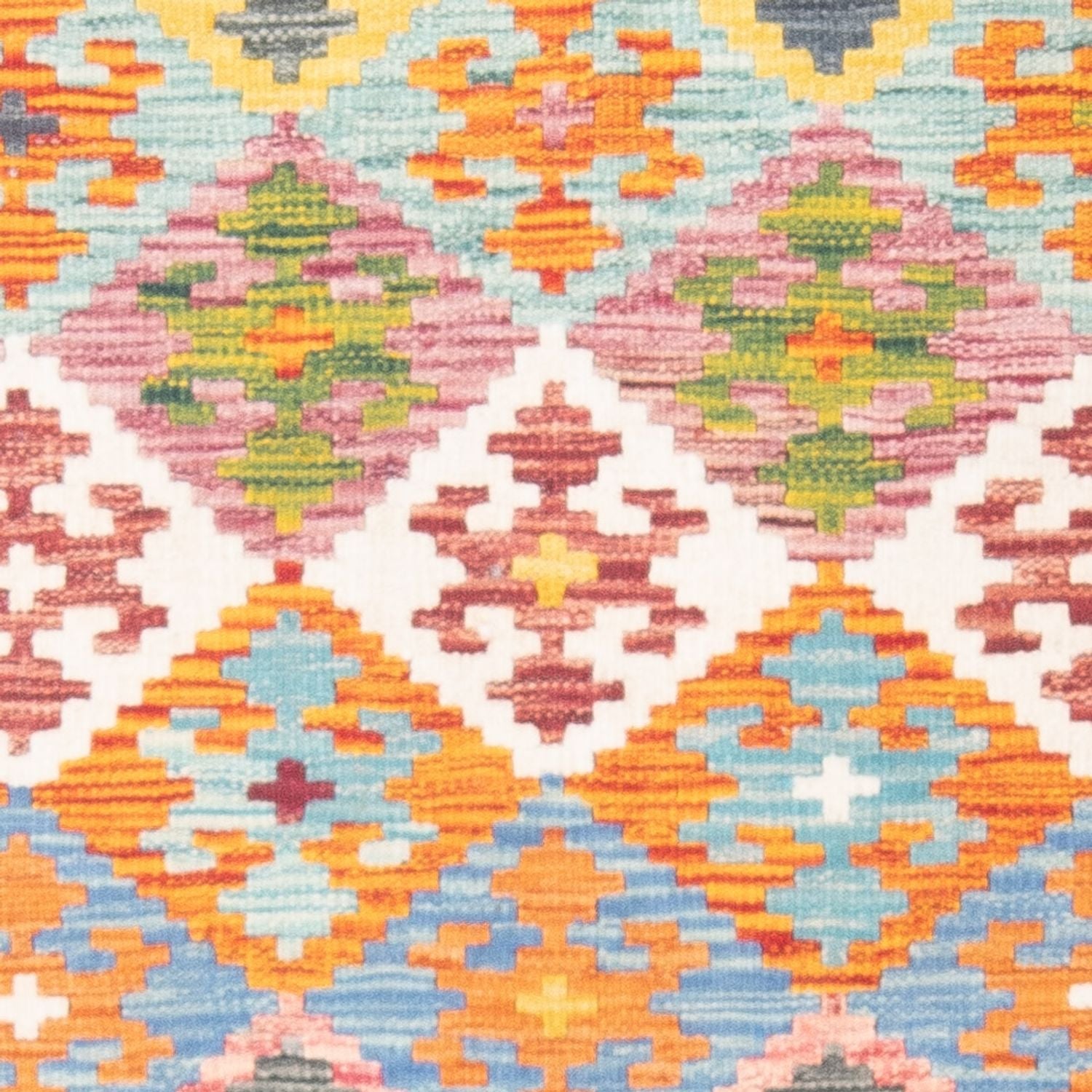 Tapis Kelim - Splash - 144 x 100 cm - multicolore