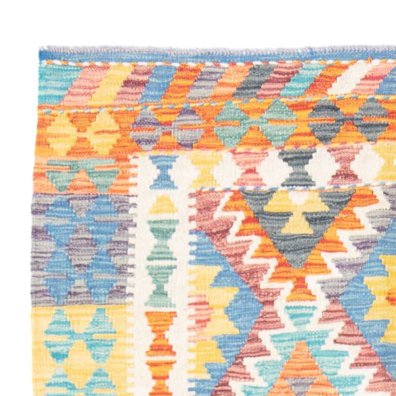 Tapis Kelim - Splash - 145 x 106 cm - multicolore