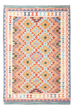 Tapis Kelim - Splash - 156 x 105 cm - multicolore