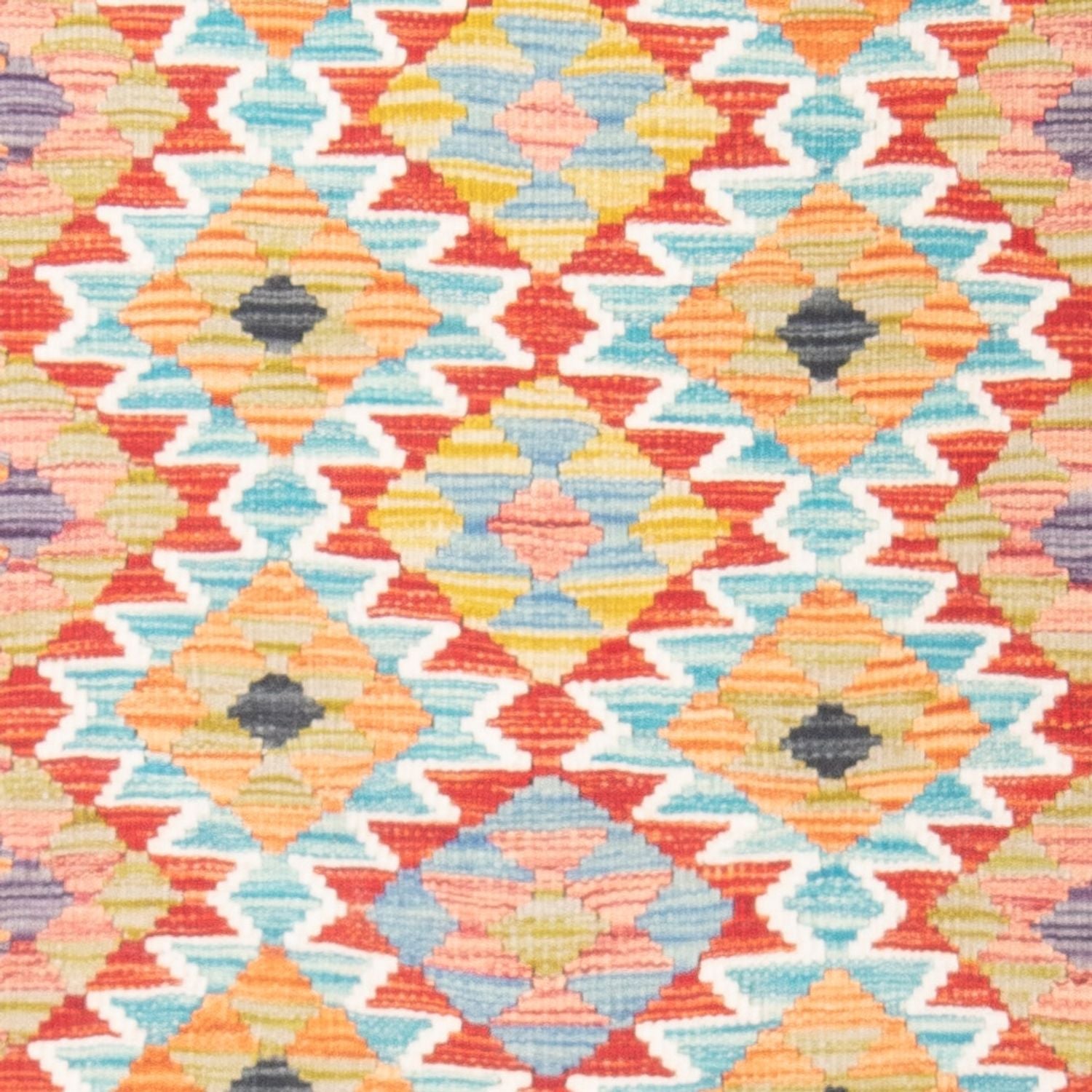 Tapis Kelim - Splash - 156 x 105 cm - multicolore