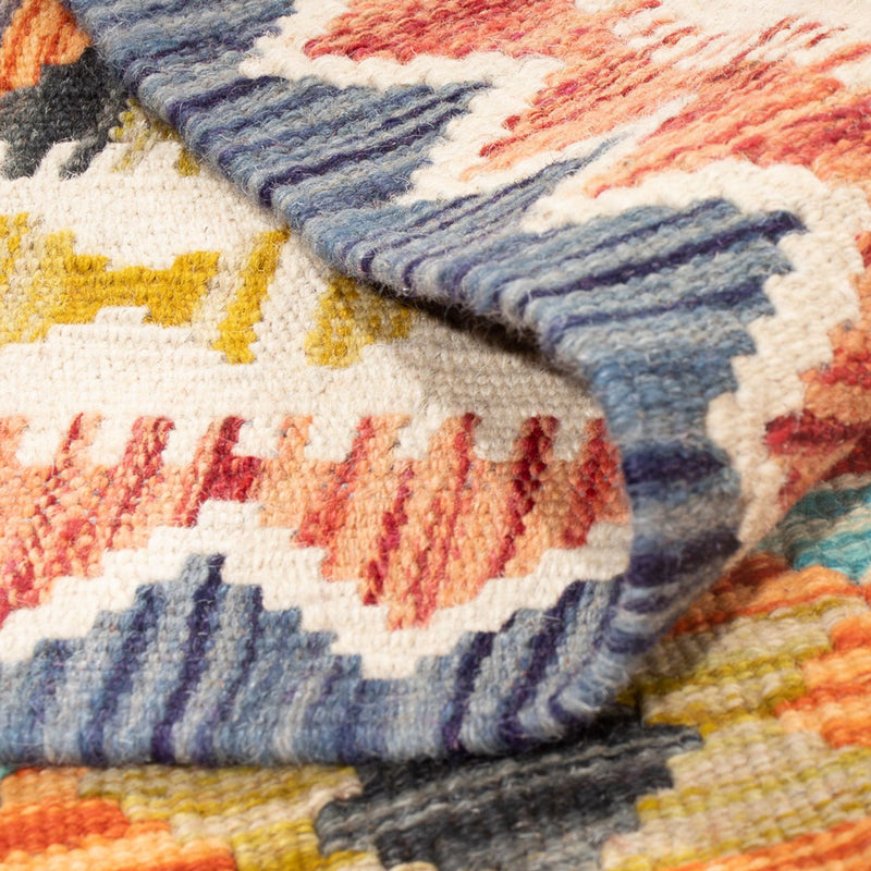Tapis Kelim - Splash - 156 x 105 cm - multicolore