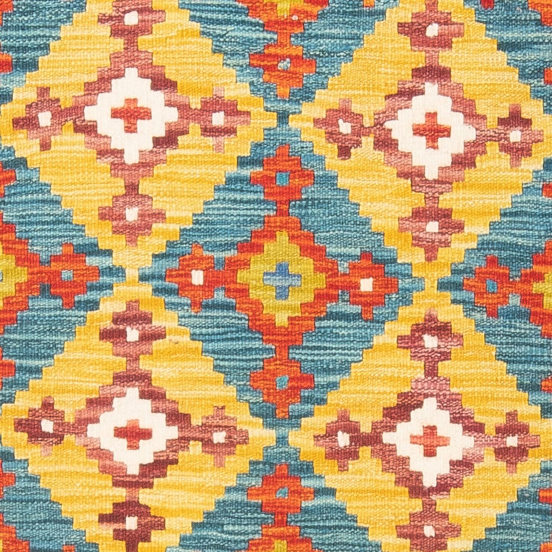 Tapis Kelim - Splash - 143 x 104 cm - multicolore