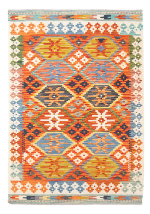 Tapis Kelim - Splash - 150 x 99 cm - multicolore