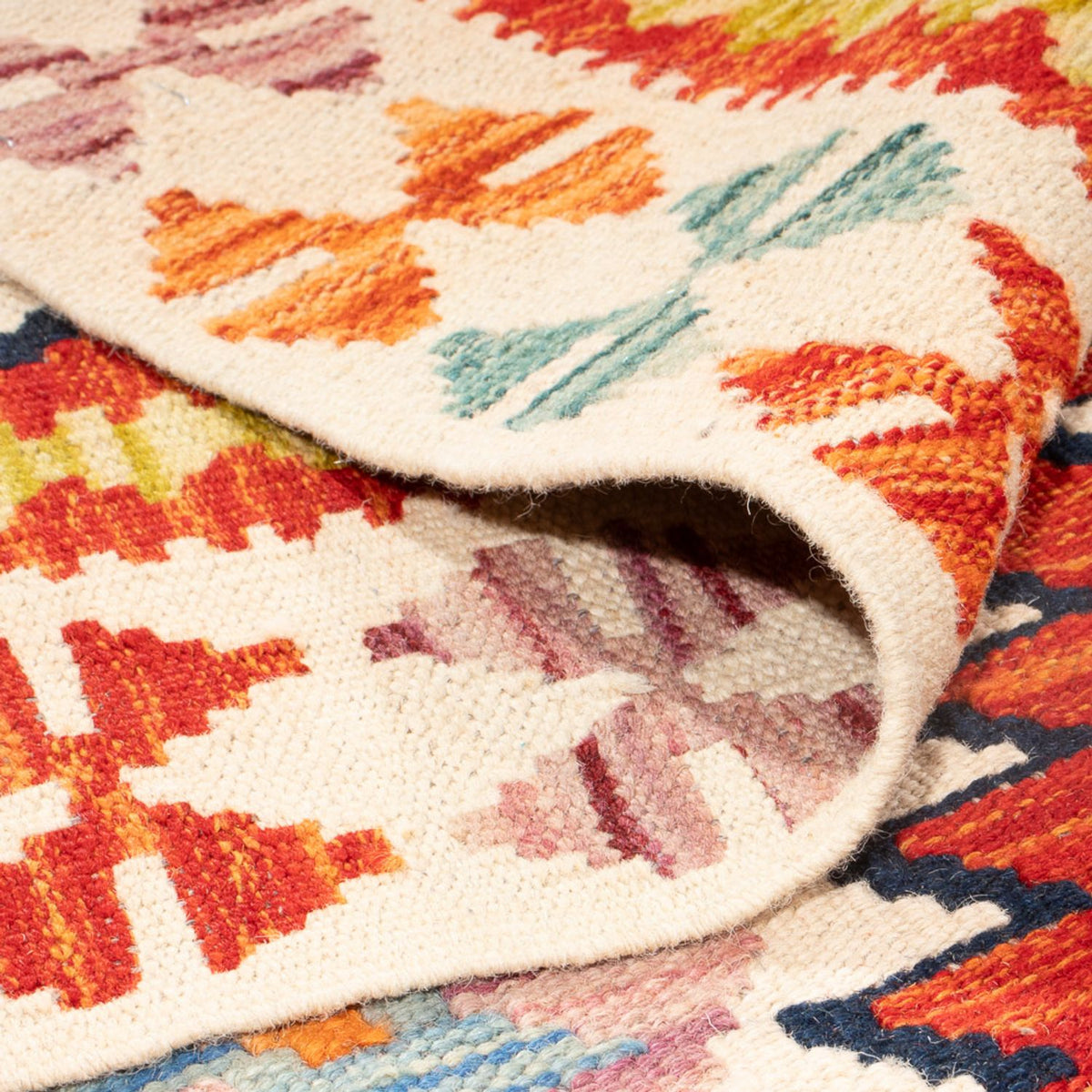 Tapis Kelim - Splash - 150 x 101 cm - multicolore