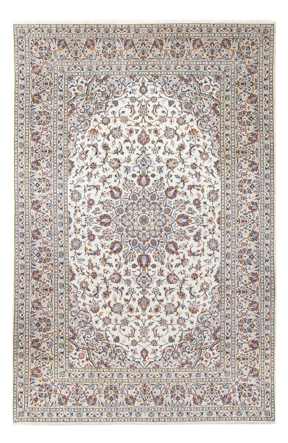 Tapis persan - Keshan - 307 x 200 cm - crème