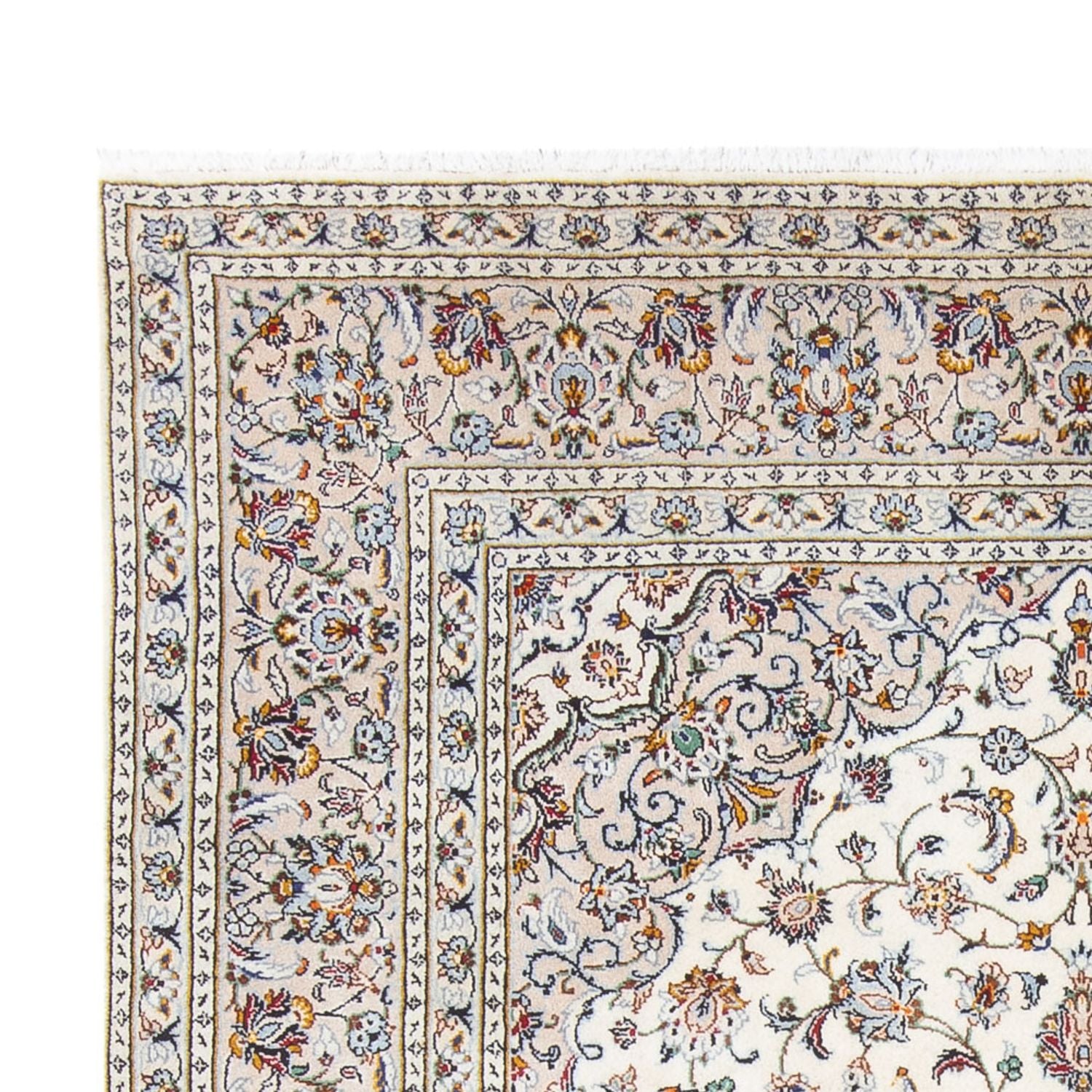Tapis persan - Keshan - 307 x 200 cm - crème