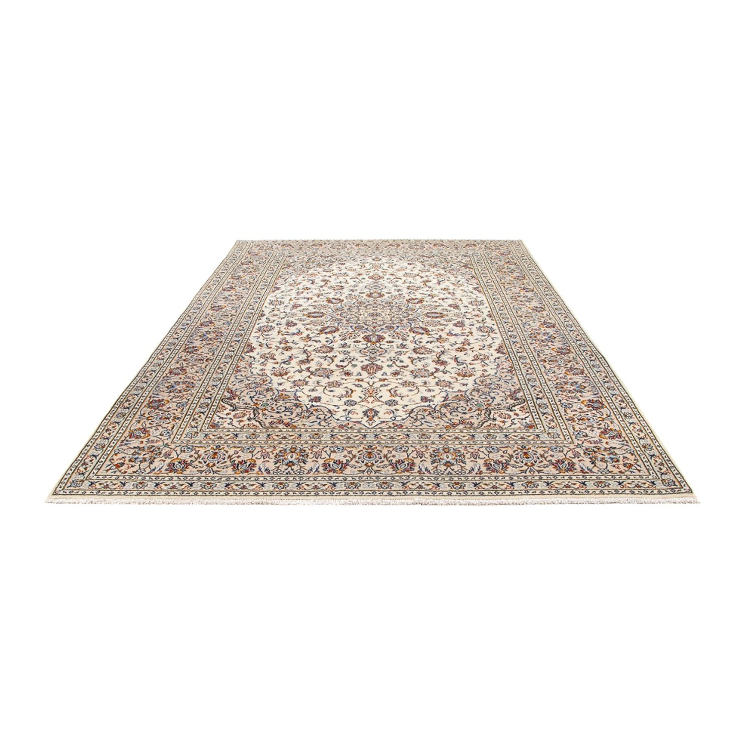 Tapis persan - Keshan - 307 x 200 cm - crème