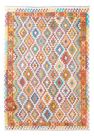 Tapis Kelim - Splash - 290 x 205 cm - multicolore