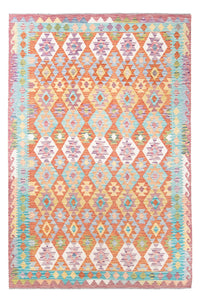 Tapis Kelim - Splash - 298 x 199 cm - multicolore
