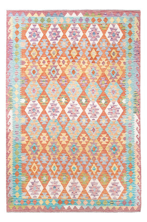 Tapis Kelim - Splash - 298 x 199 cm - multicolore