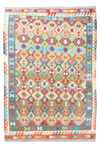 Tapis Kelim - Splash - 290 x 202 cm - multicolore