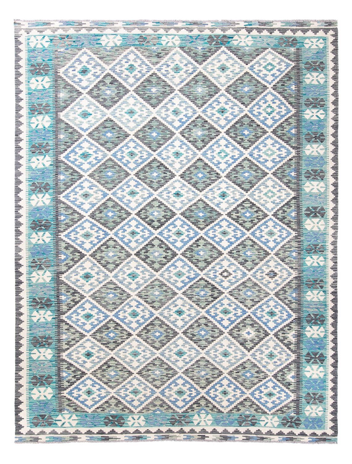 Tapis Kelim - Tendance - 292 x 220 cm - multicolore