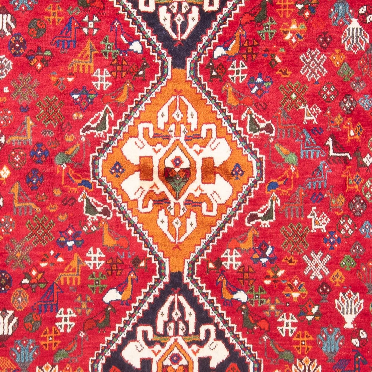 Tapis persan - Nomadic - 261 x 169 cm - rouge