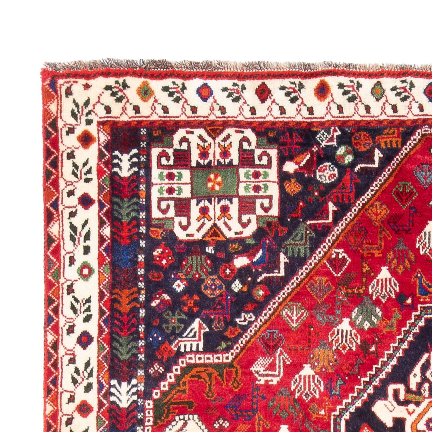 Tapis persan - Nomadic - 261 x 169 cm - rouge