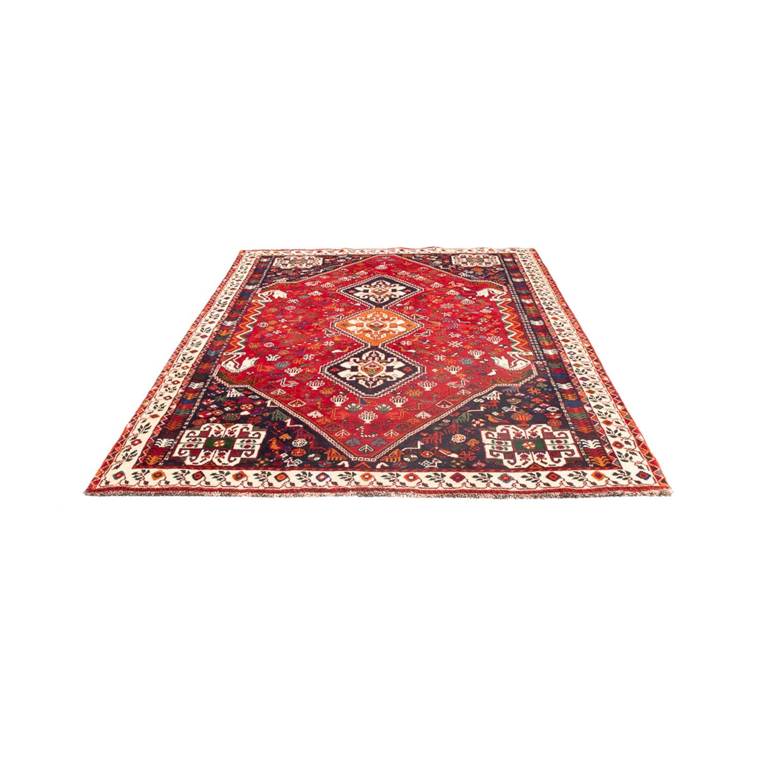 Tapis persan - Nomadic - 261 x 169 cm - rouge