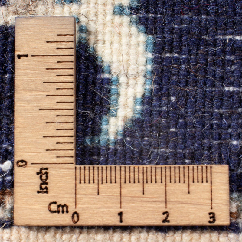 Tapis persan - Nain - 135 x 67 cm - bleu foncé