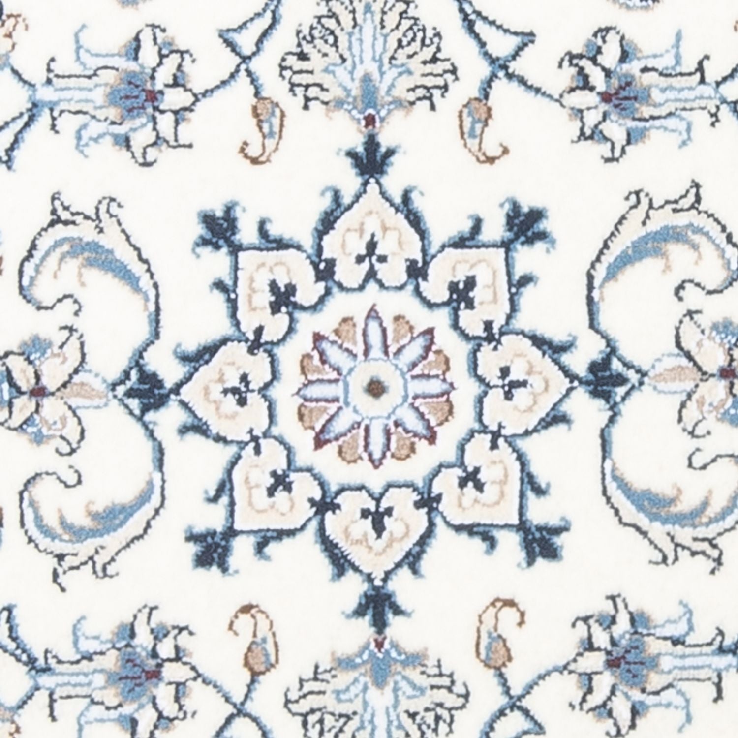 Tapis persan - Nain - 127 x 67 cm - crème