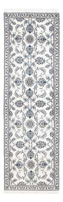 Tapis de couloir Tapis persan - Nain - 264 x 74 cm - crème