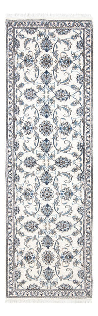 Tapis de couloir Tapis persan - Nain - 264 x 74 cm - crème