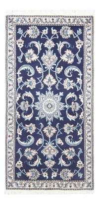 Tapis persan - Nain - 137 x 71 cm - bleu foncé