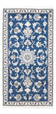 Tapis persan - Nain - 135 x 71 cm - bleu