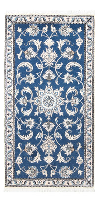 Tapis persan - Nain - 135 x 71 cm - bleu
