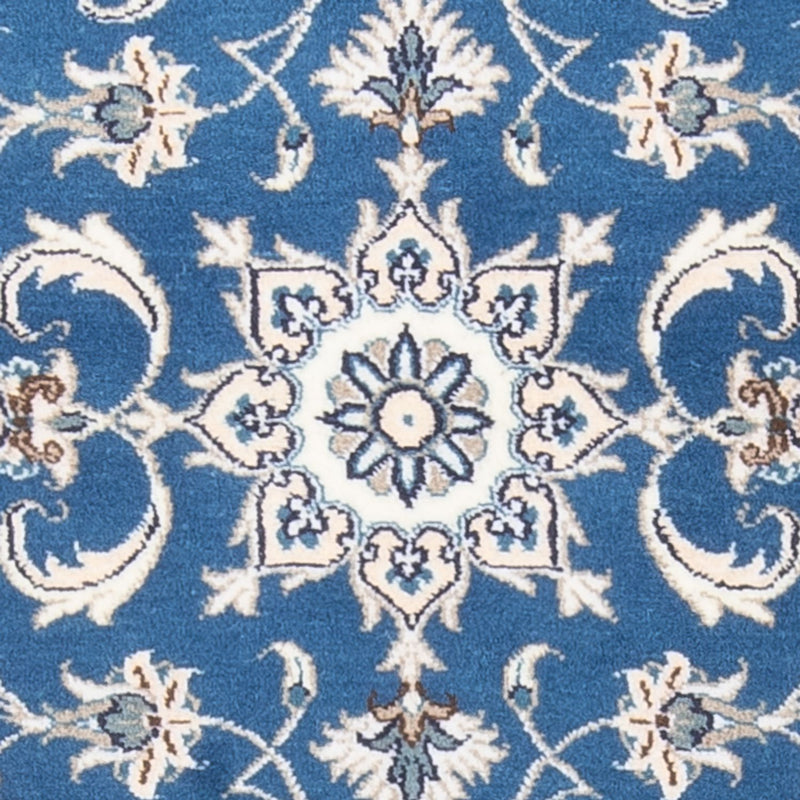 Tapis persan - Nain - 137 x 69 cm - bleu