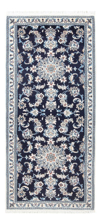 Tapis de couloir Tapis persan - Nain - 190 x 79 cm - bleu foncé