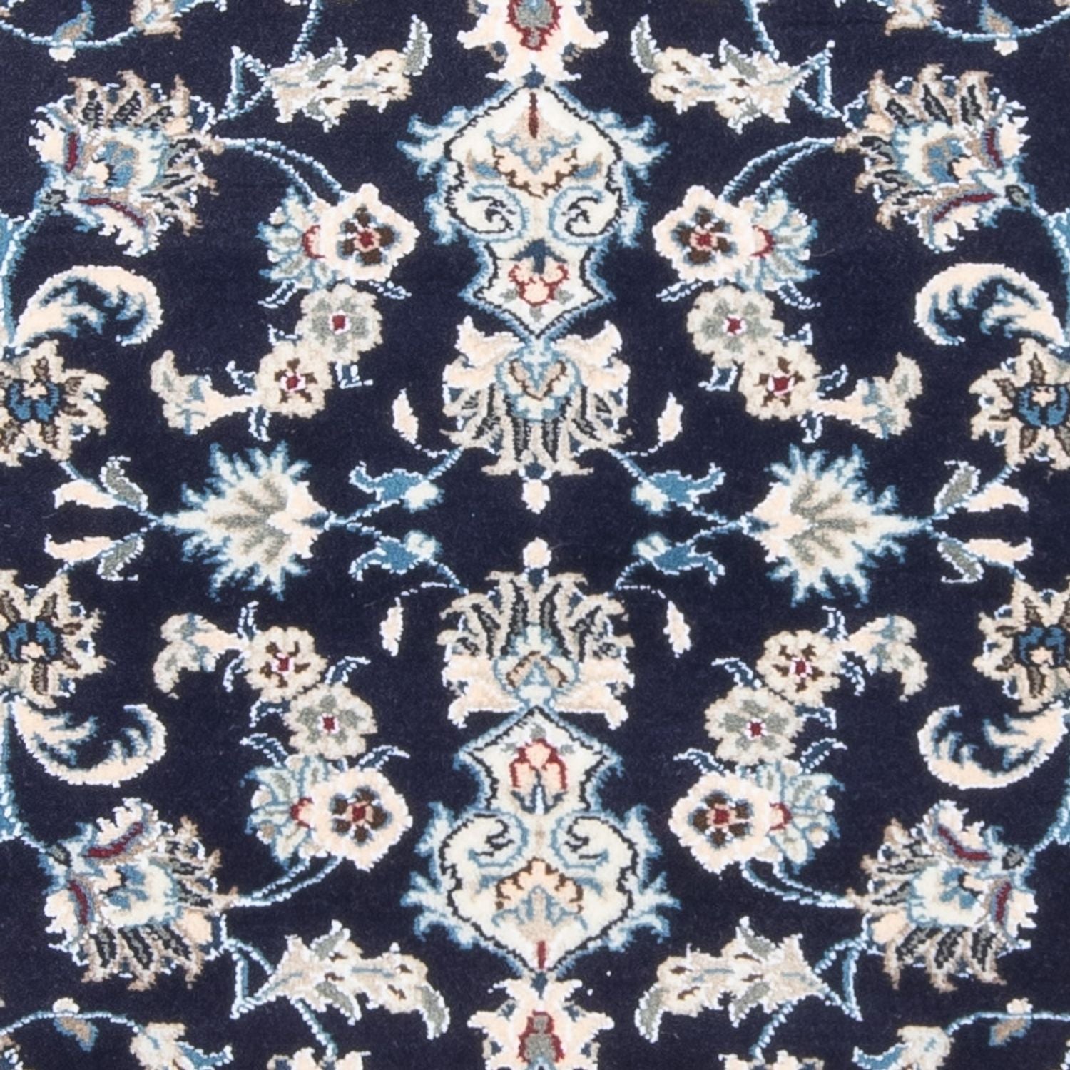Tapis de couloir Tapis persan - Nain - 190 x 79 cm - bleu foncé