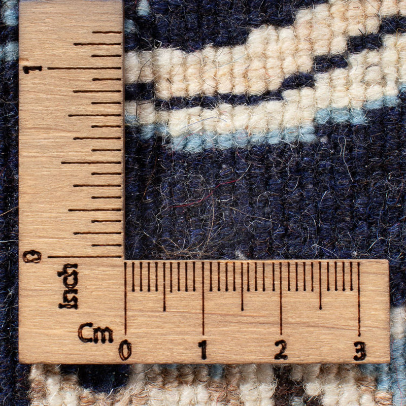 Tapis persan - Nain - 137 x 67 cm - bleu foncé