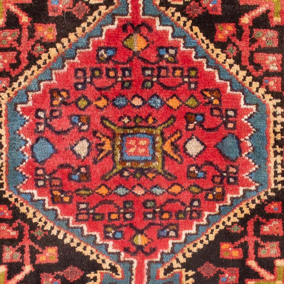 Tapis persan - Nomadic - 91 x 62 cm - rouge