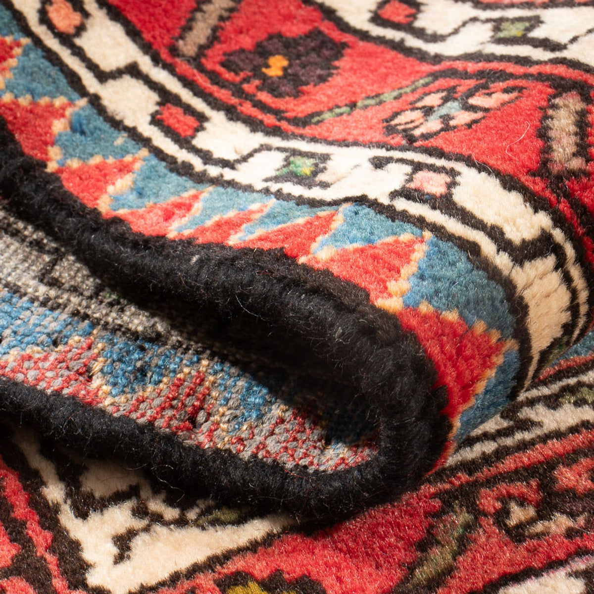 Tapis persan - Nomadic - 91 x 62 cm - rouge