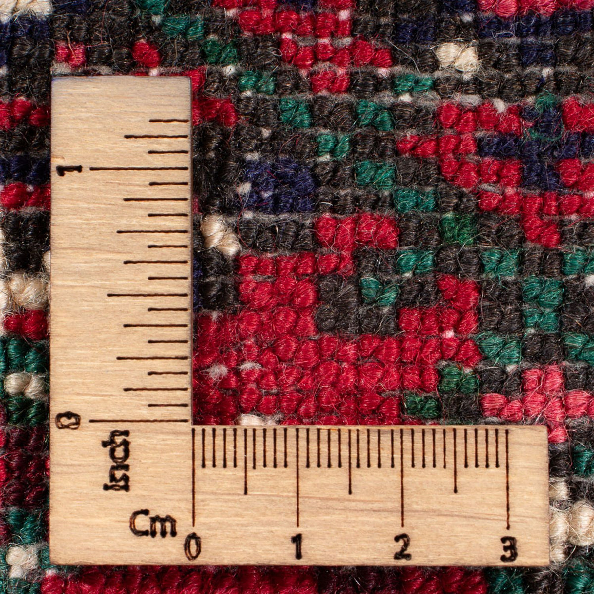 Tapis persan - Nomadic - 122 x 80 cm - rouge foncé