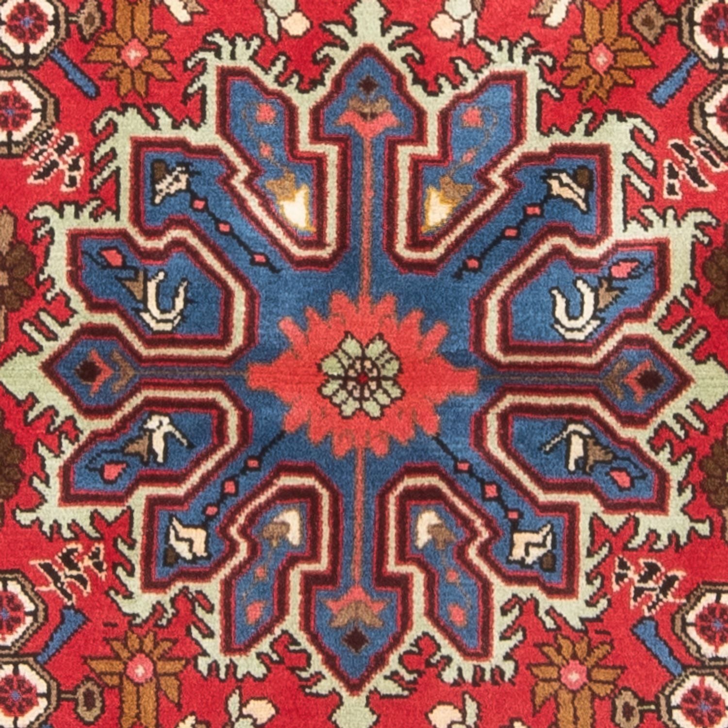 Tapis persan - Nomadic - 140 x 100 cm - rouge