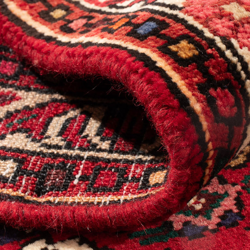 Tapis persan - Nomadic - 128 x 82 cm - rouge foncé