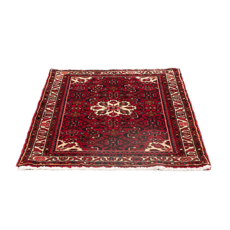 Tapis persan - Nomadic - 128 x 82 cm - rouge foncé