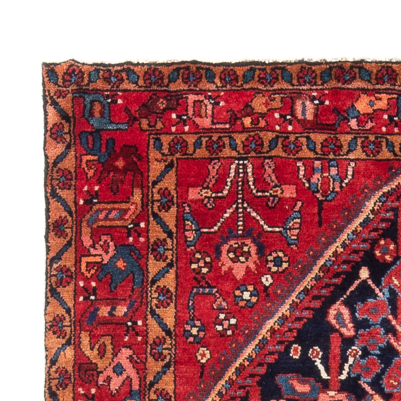 Tapis persan - Nomadic - 144 x 114 cm - bleu foncé