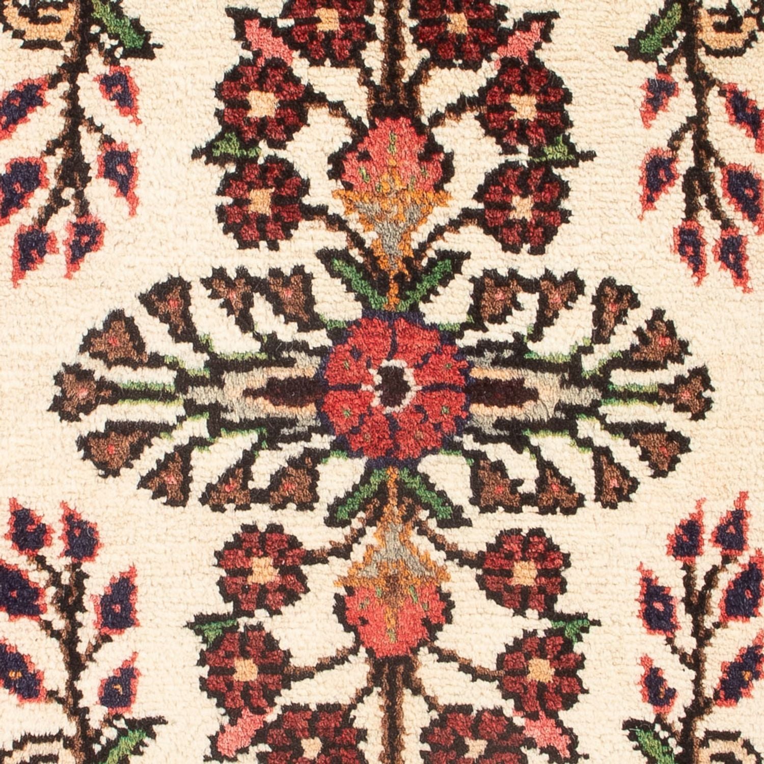Tapis persan - Nomadic - 68 x 52 cm - crème