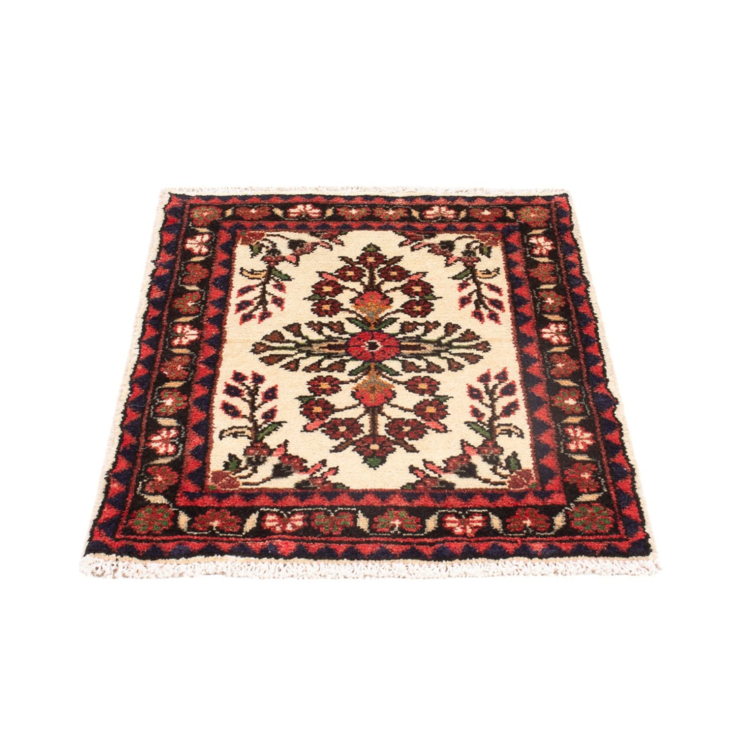 Tapis persan - Nomadic - 68 x 52 cm - crème