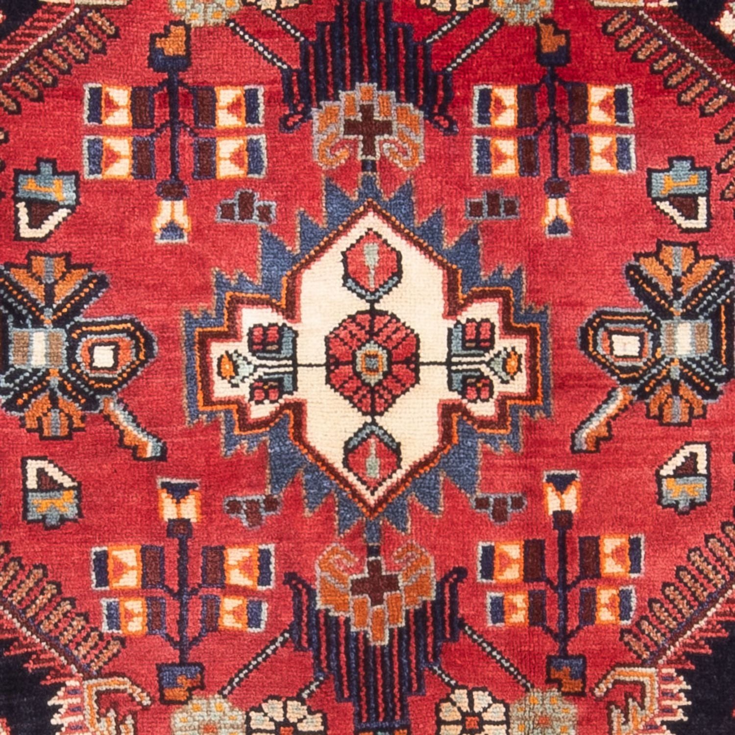 Tapis persan - Nomadic - 188 x 118 cm - rouge