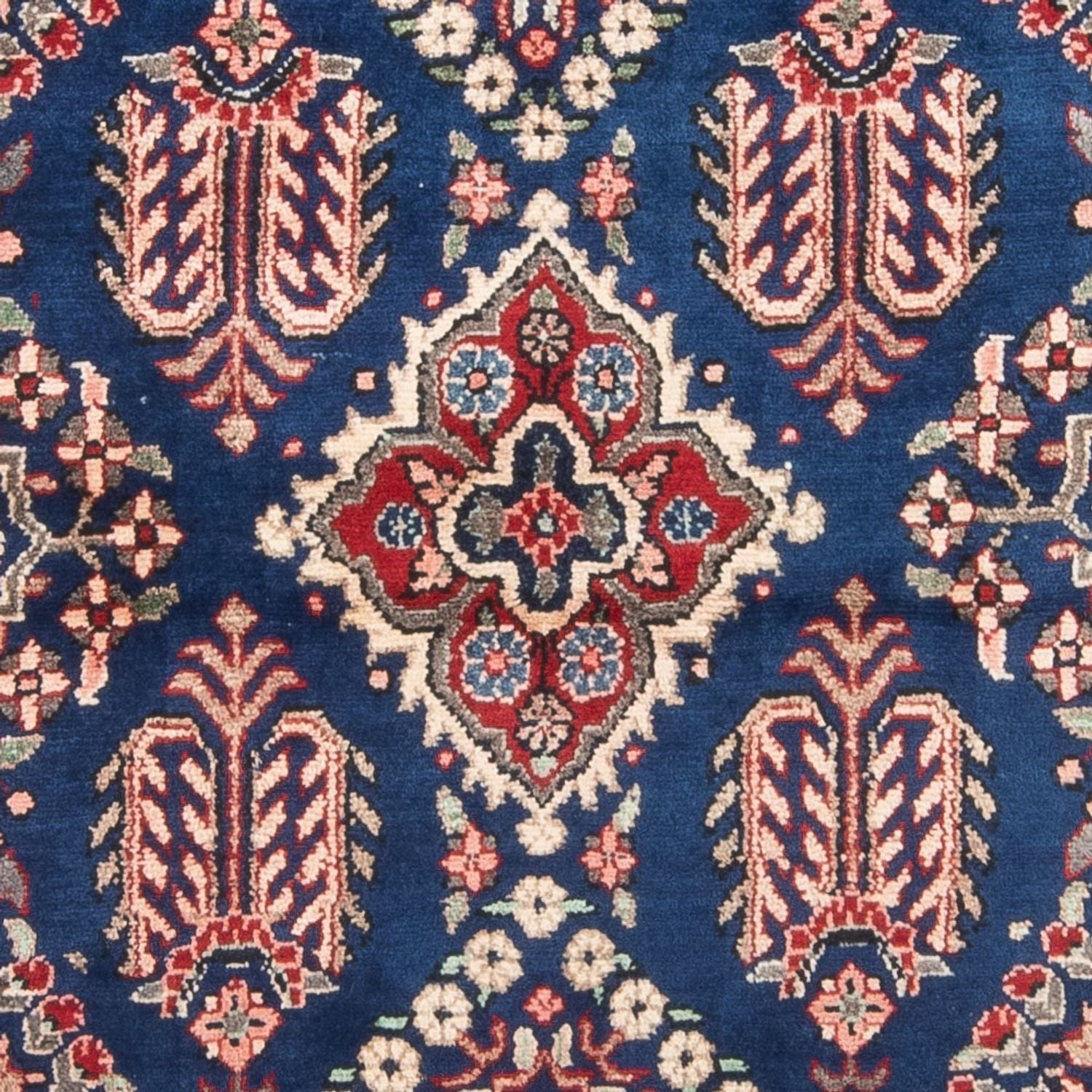 Tapis de couloir Tapis persan - Nomadic - 205 x 96 cm - bleu