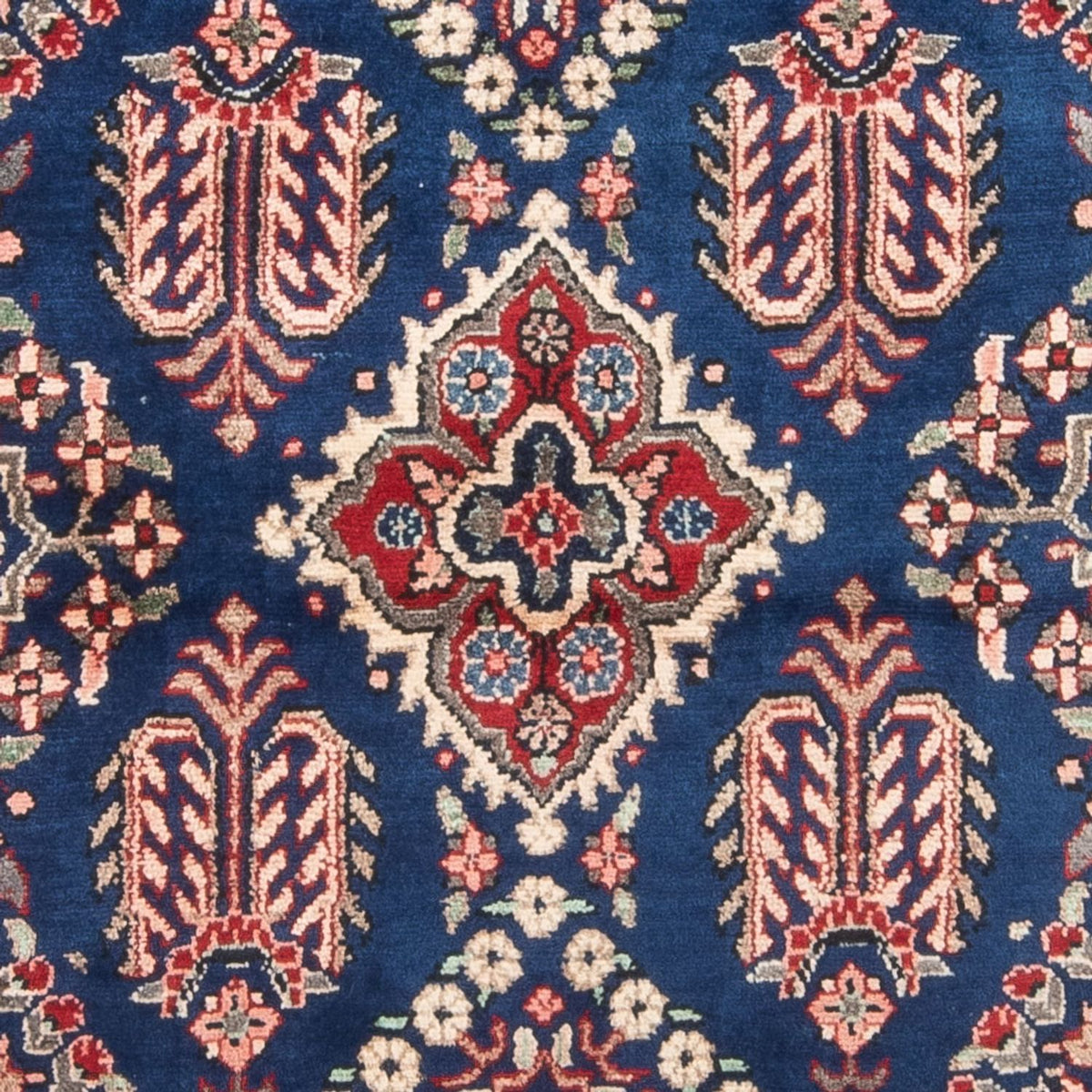 Tapis de couloir Tapis persan - Nomadic - 205 x 96 cm - bleu