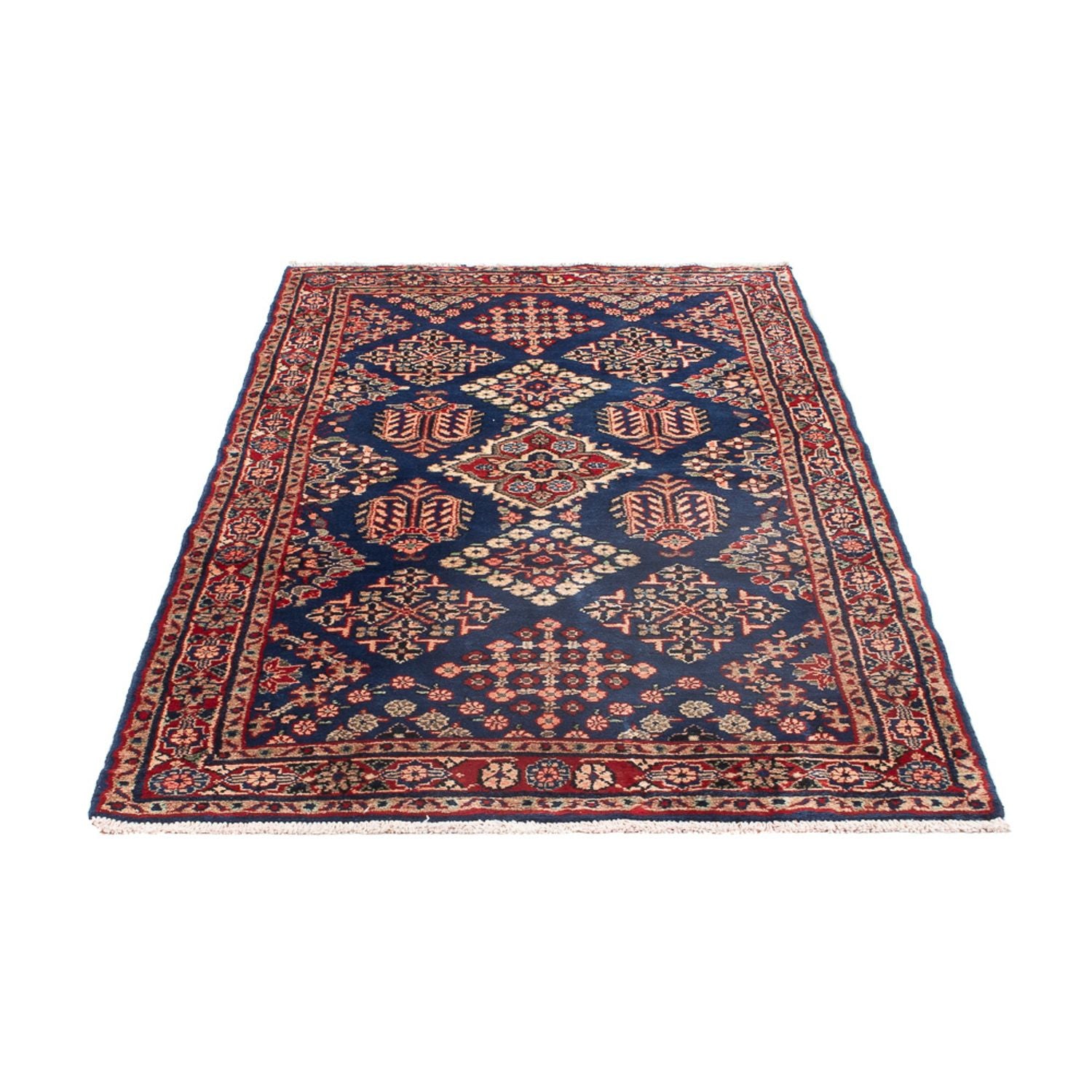 Tapis de couloir Tapis persan - Nomadic - 205 x 96 cm - bleu